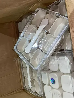 9partition Snacks Box / Storage Container With Lid