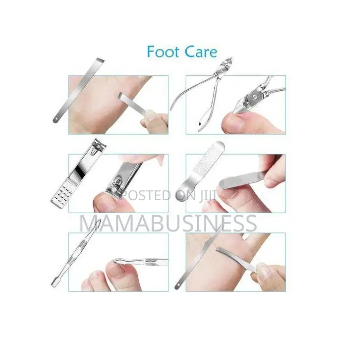 19 in 1 Manicure Set Leather Case 1pc