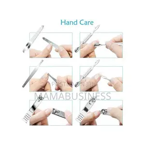19 in 1 Manicure Set Leather Case 1pc