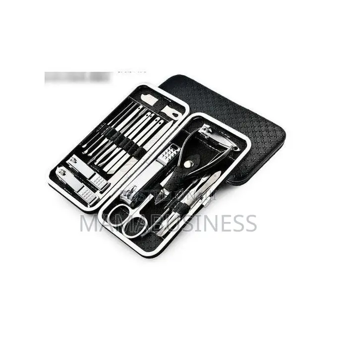 19 in 1 Manicure Set Leather Case 1pc