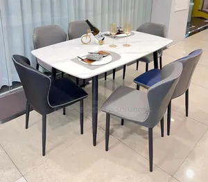 Marble Dining Table Set With 6 Chairs