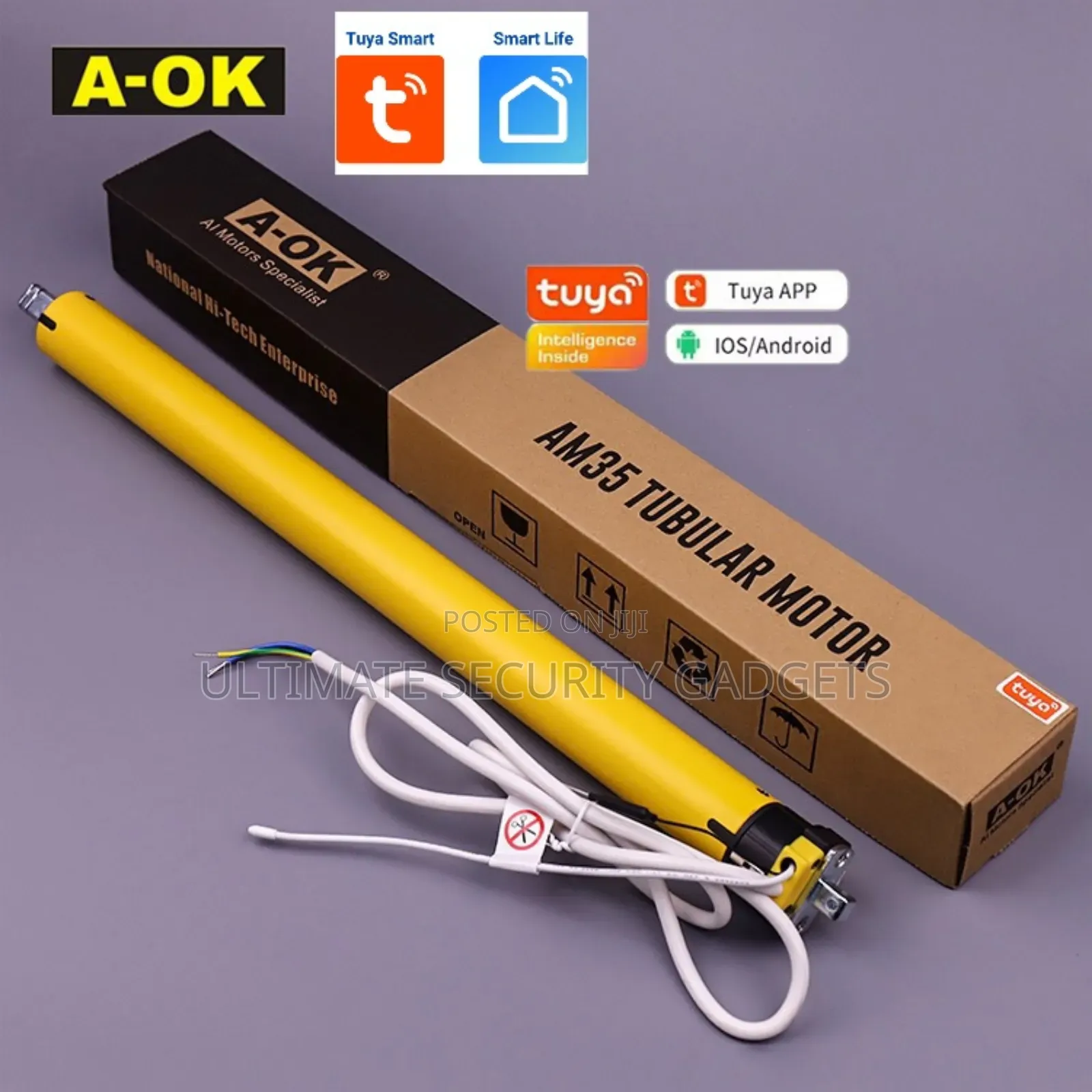 Wifi Tuya Smart Tubular Blind Motor With Remote Control