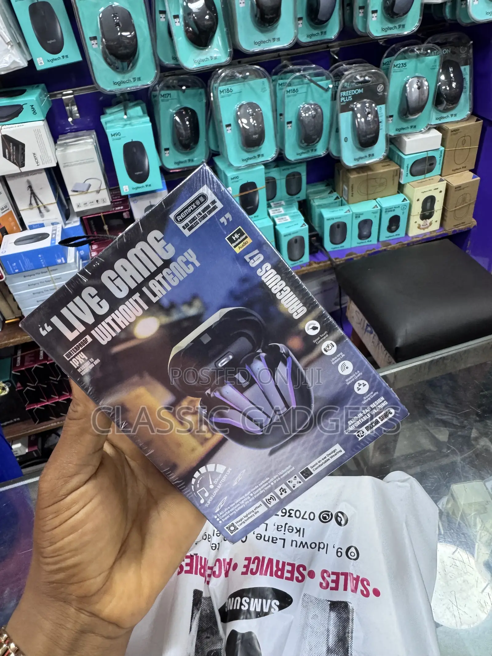 REMAX G7 Alien Series Wireless Gaming Headset 2.4G+Bluetooth
