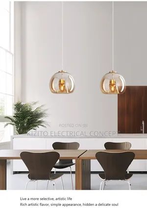 Nordic Glass Luxury Dropping Pendant