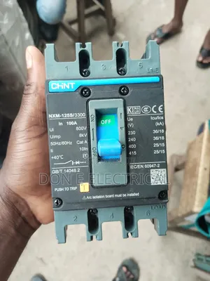 100a 3pole McCb Breaker Chint Original