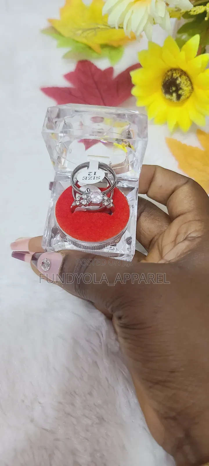 Silver Wedding Ring Set