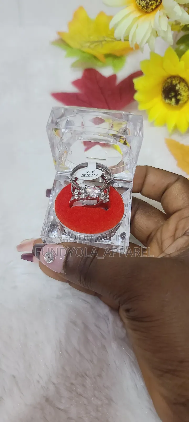 Silver Wedding Ring Set