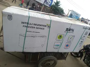 Scanfrost Inverter Chest Freezer Double Door 600liters Size.