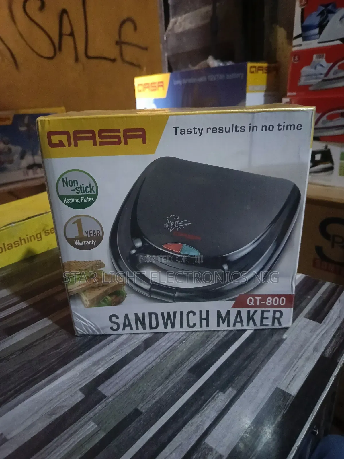 Qasa Sandwich Maker 2 Slice