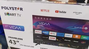 43"Frameless Polystar Smart TV Affordable