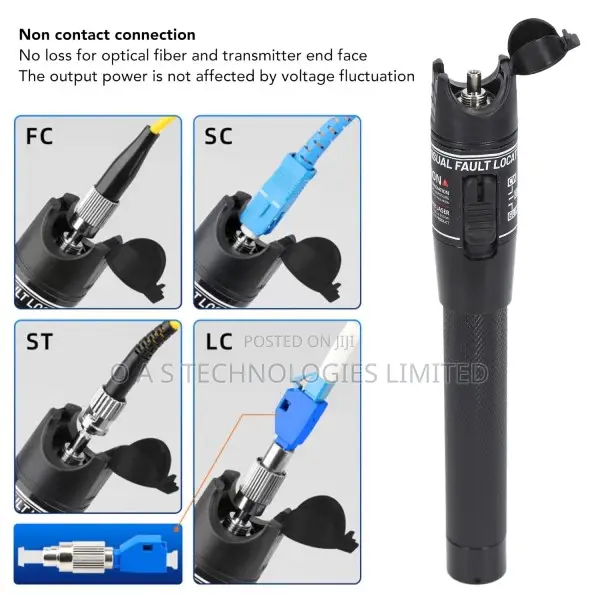 Fiber Optic Test Pen Visual Fault Locator 60mw 60km Output U