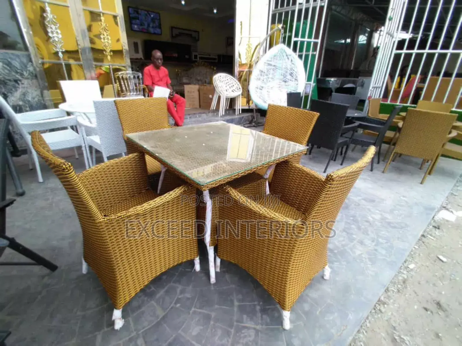 Top Quality Imported Rattan Set