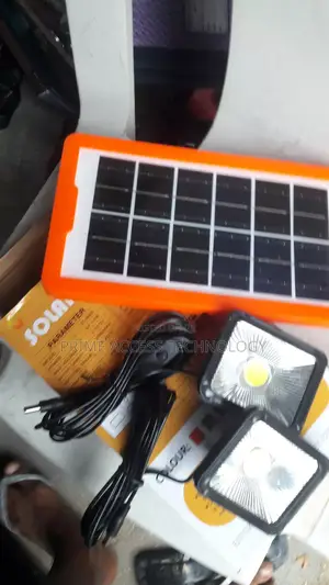 Solar Power Bank With 2 Long Bulbs