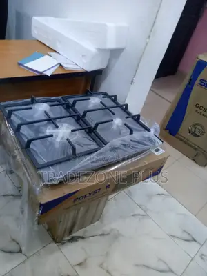 Polystar 4 Burner Gas Cooker Hob