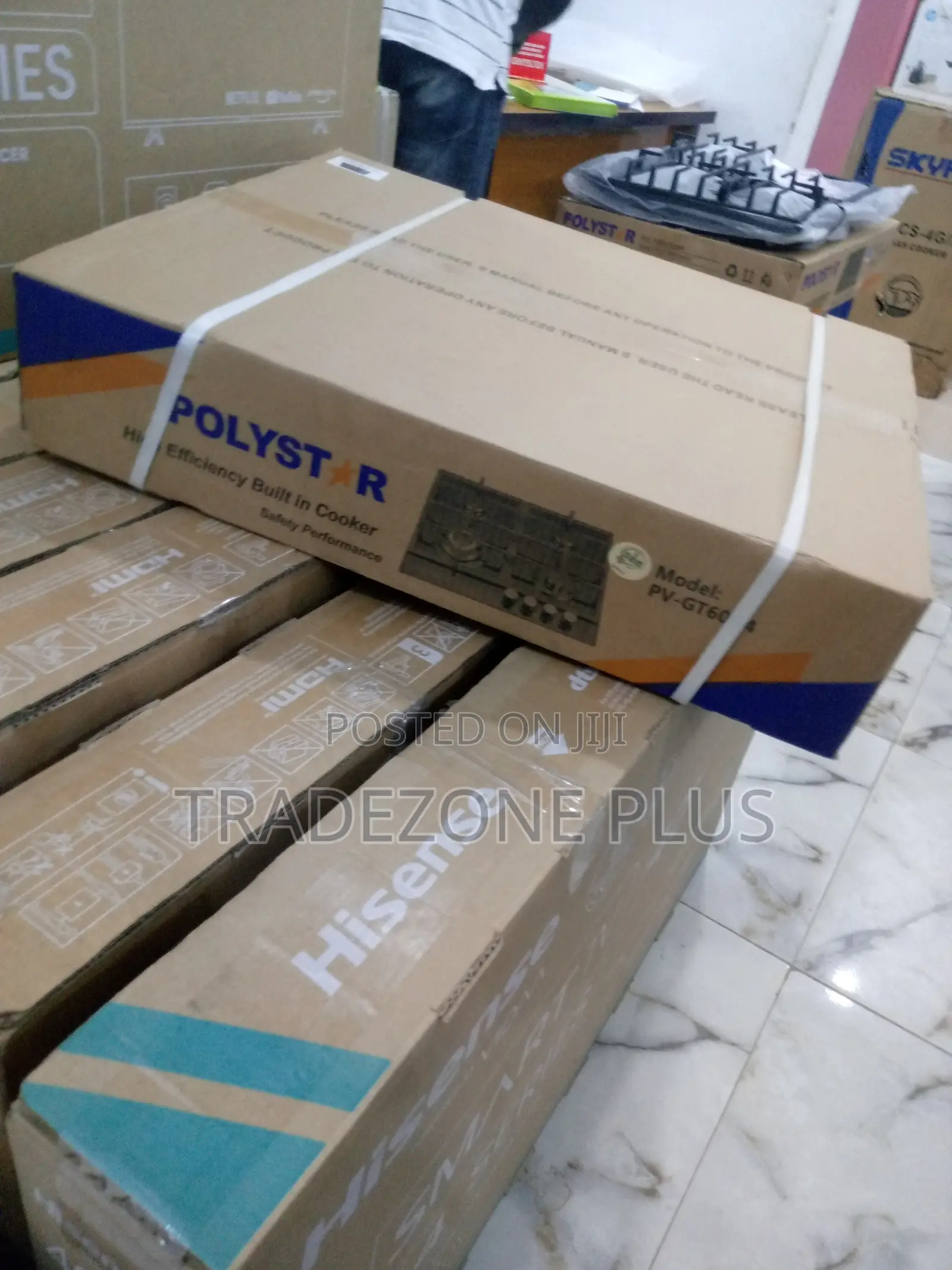 Quality Polystar 4 Burner Gas Cooker Hob