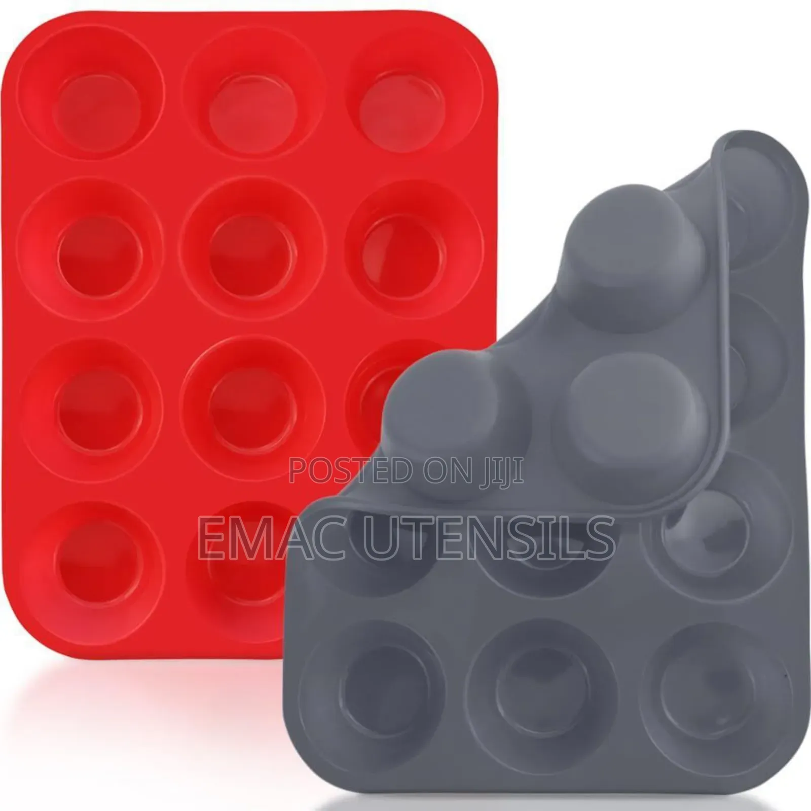 12 Hole Silincon Cake Pan Baking