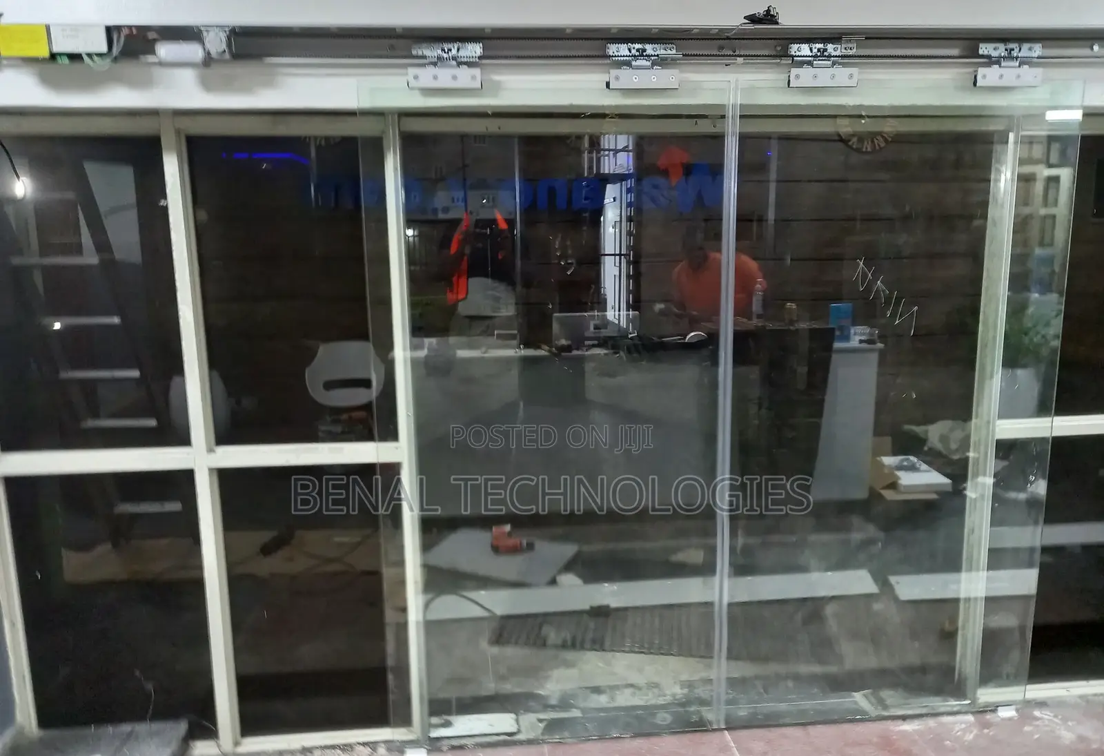Sensor Installation for Automatic Sliding Doors