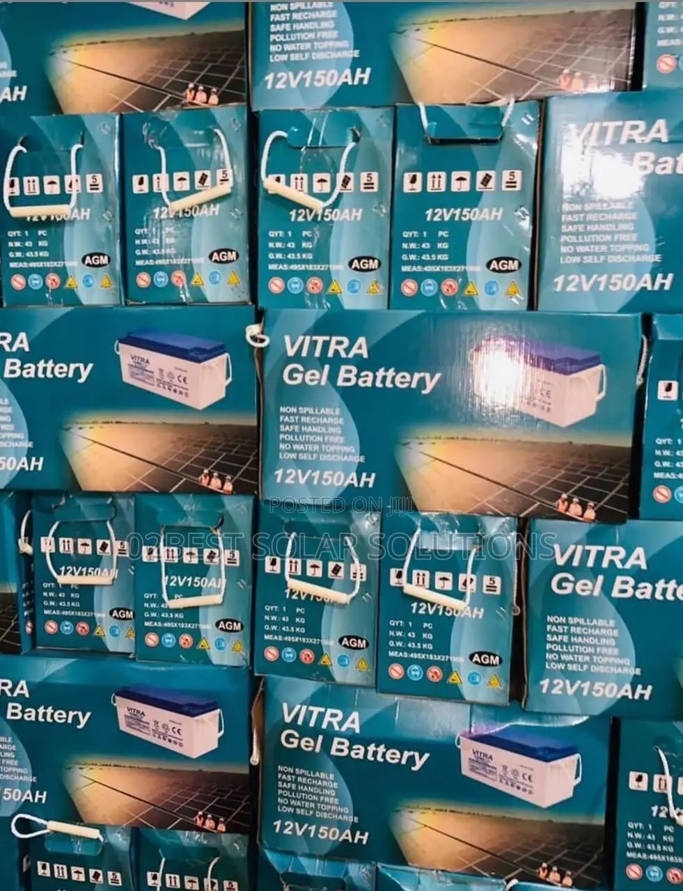 Vitra Battery Gel 200amps Solid