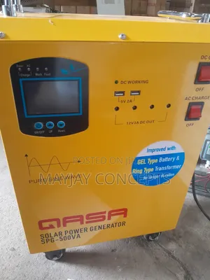 Qasa 300WATTS Solar Power Generator+Panel For TV,100L FRIDGE