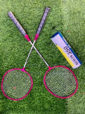 Badminton Racket With Shuttle Cork