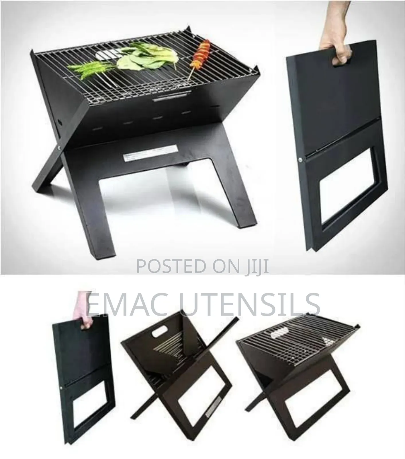 Foldable X Shape BBQ Charcoal Grill