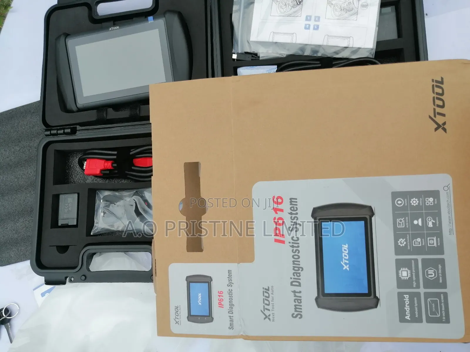 Car Scanner Xtool IP616 With 32 Service Resets Key Program