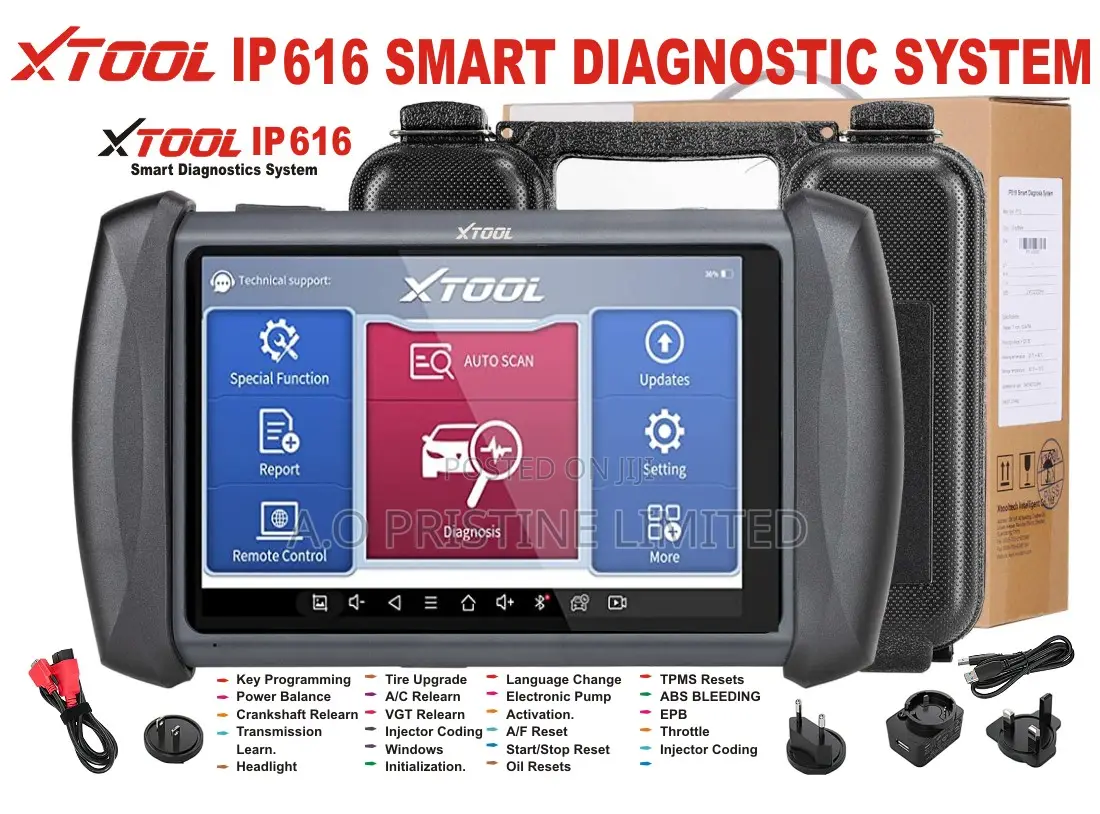 Car Scanner Xtool IP616 With 32 Service Resets Key Program