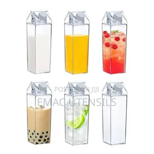 Reusable Transparent Plastic Juice,Water, Milk