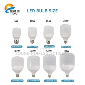 Led E27 or Screw and B22 or Pin Head Bulbs