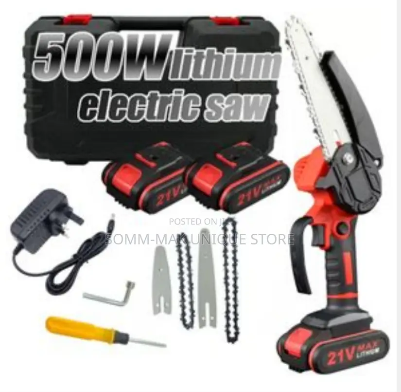 Rechargeable Cordless Trimming, Cutting Sewing Chain Machin