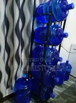 5layers Water Dispenser Bottle Rack Black