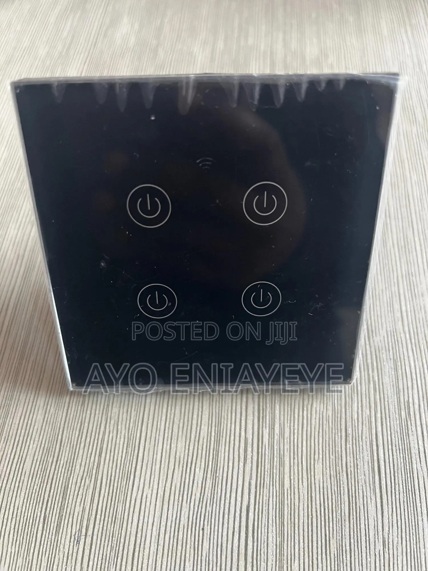 Smart Switch 4 Gang Black