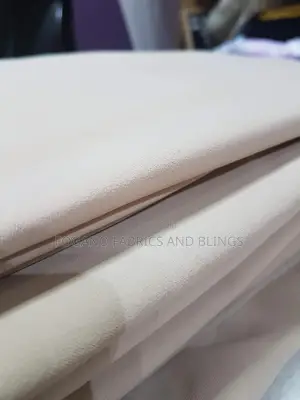 Beige Plain Crepe