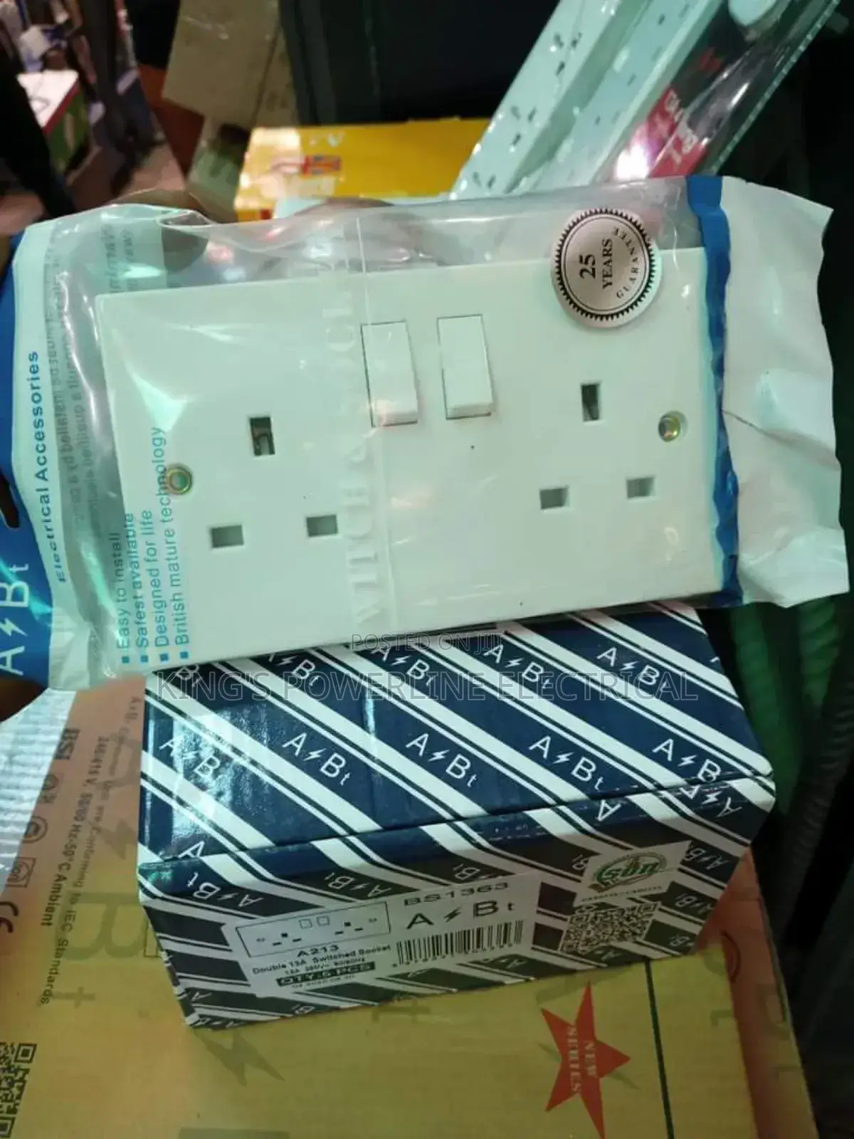 13 Amps Double Socket