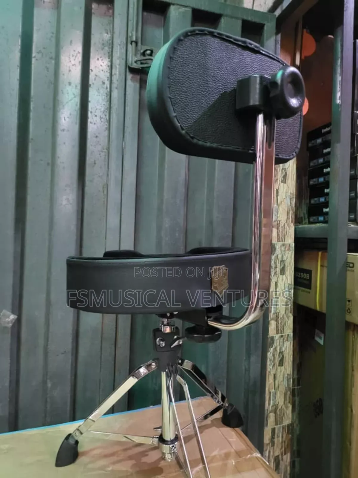 Large Cordura Drum Throne With Backrest