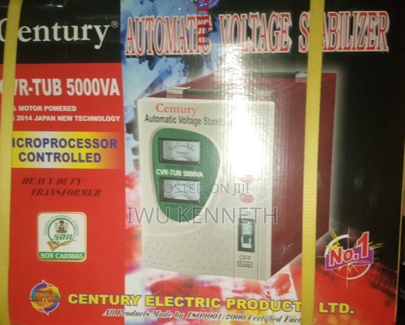 Century 5000 Voltage Stabilizer