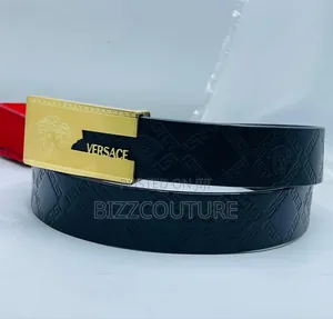 Original Versace Leather Belts Available in Store