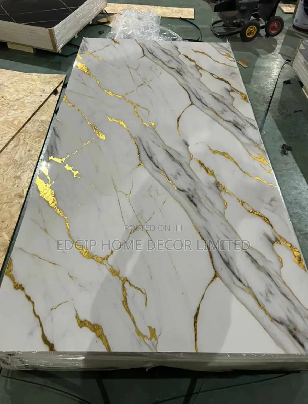 Uv Marble Sheet Gold
