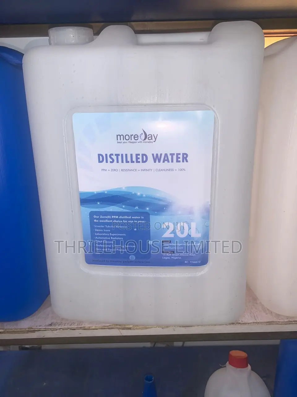 Distilled Water -25 Litres