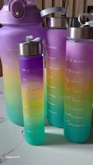 4 in 1 Beautiful Multicolour Waterbottle