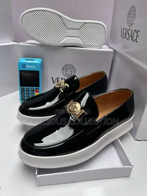 Men's Versace Leather Loafers
