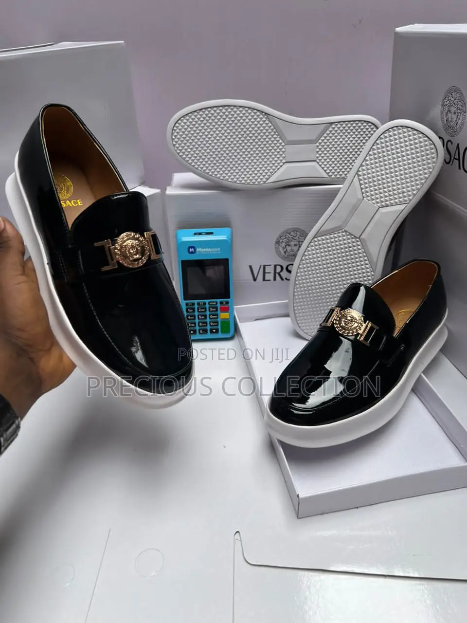 Men's Versace Leather Loafers