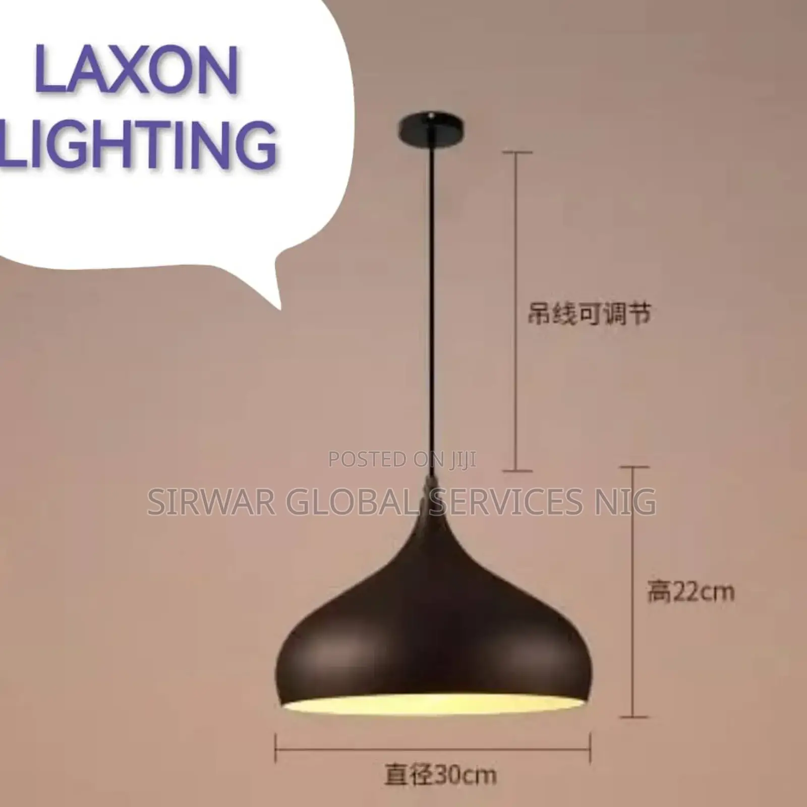 Single Pendant Light Available