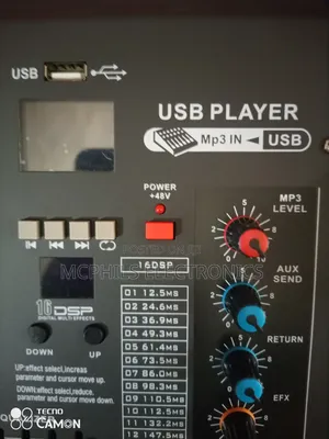 12 Channels Powered Audio Mixer Console.