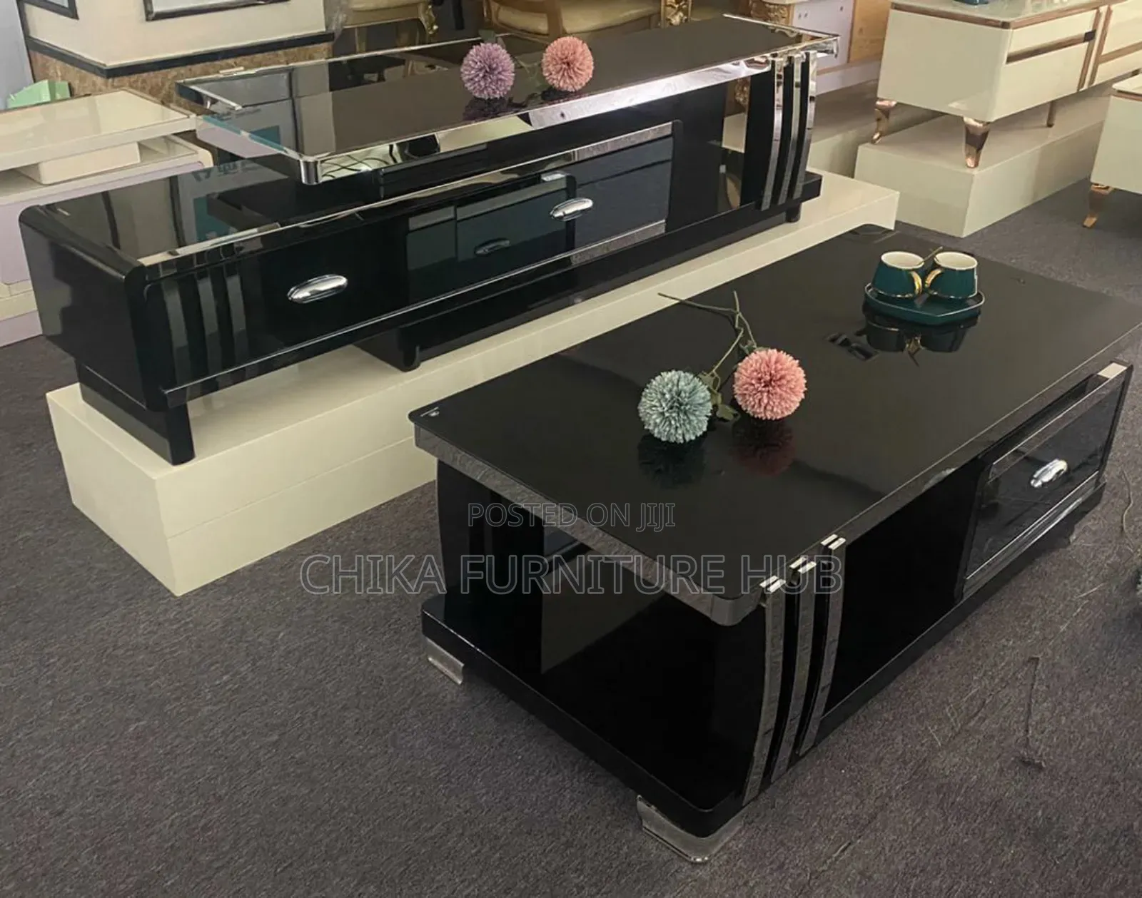 Tv Stand Nd Centre Table