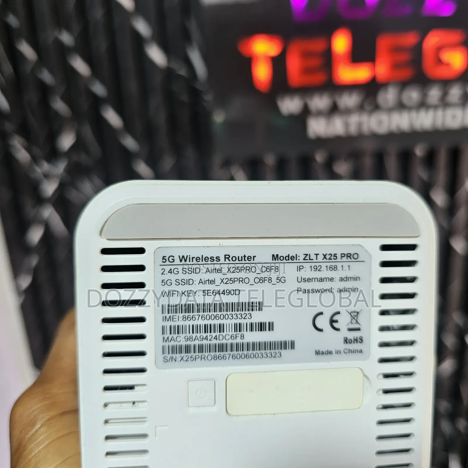 Airtel X25 Pro 5g Smartbox Unlocked Router