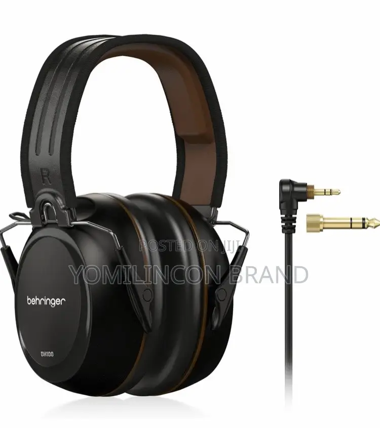 Behringer Drummer Headphones DH100 - Casque Studio Pour Batteurs Noir/Marron
