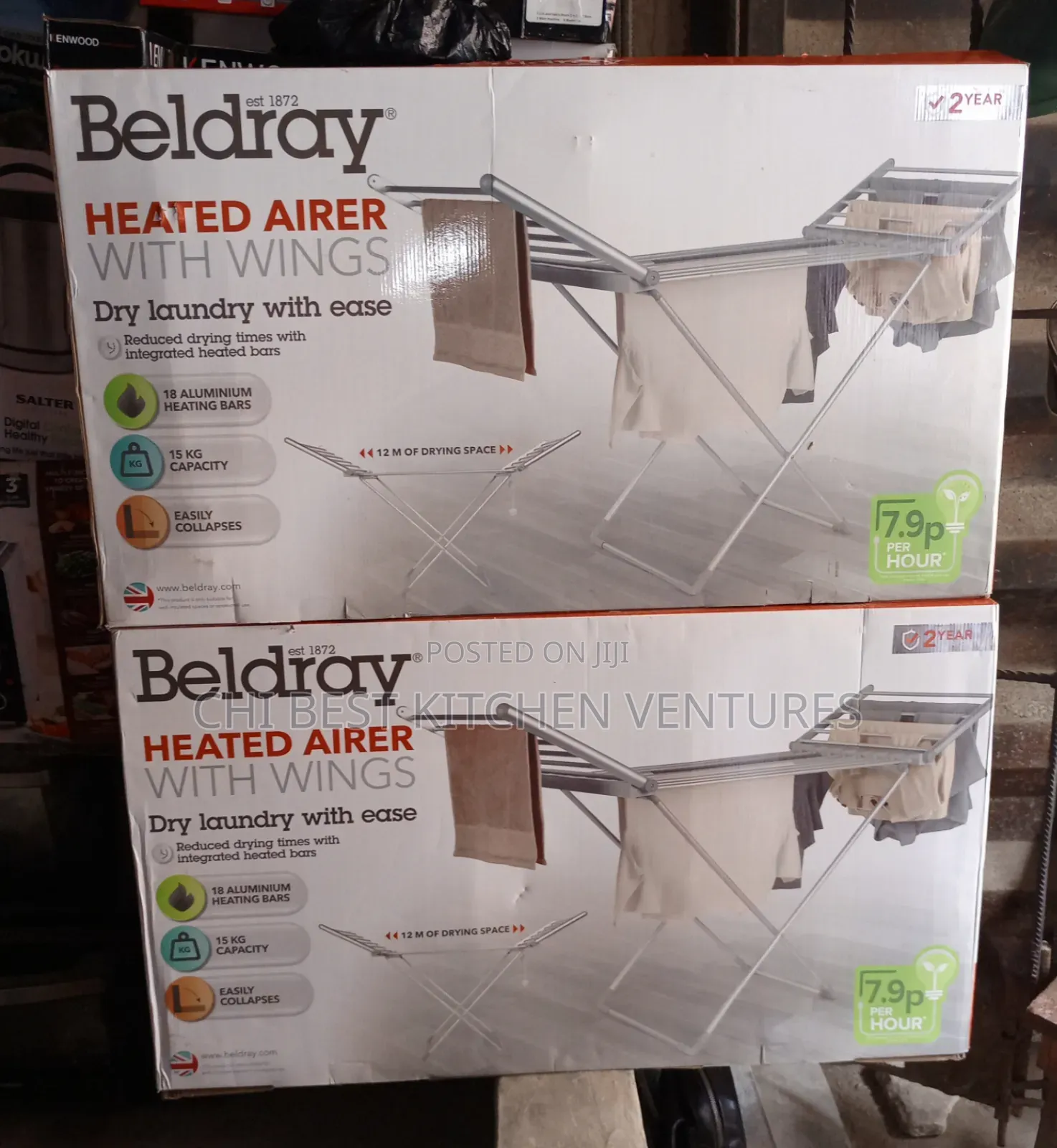 Beldray Heated Airer With Wings