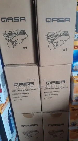 Qasa 12V3W Solar Bulb+Wire+Lampholder+Bedswitch