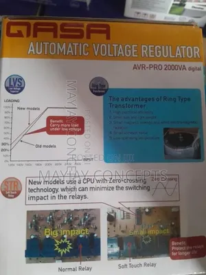 Qasa Digital Voltage 2kva Stabilizer 2000w